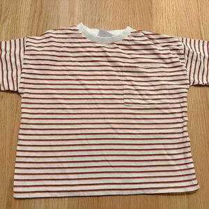 Zara striped pocket tee. 2T.
